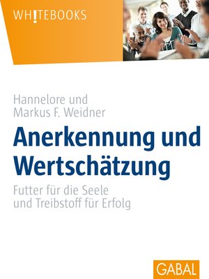 cover image of Anerkennung und Wertschätzung